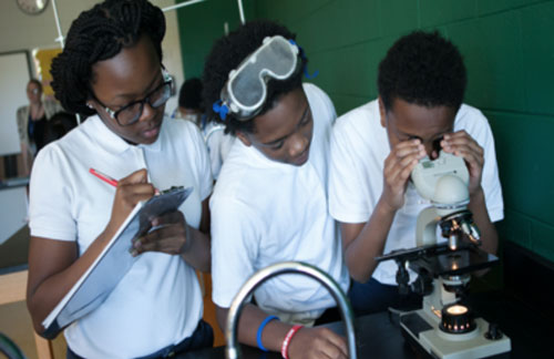 Cyber High Science Class